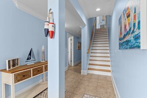 Interior - Sunrise at CB.  Spacious Beach Townhome with Rooftop Views + Walk to Beach (Carolina Beach)