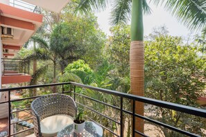 Deluxe-huvila, parveke | Terassi/patio