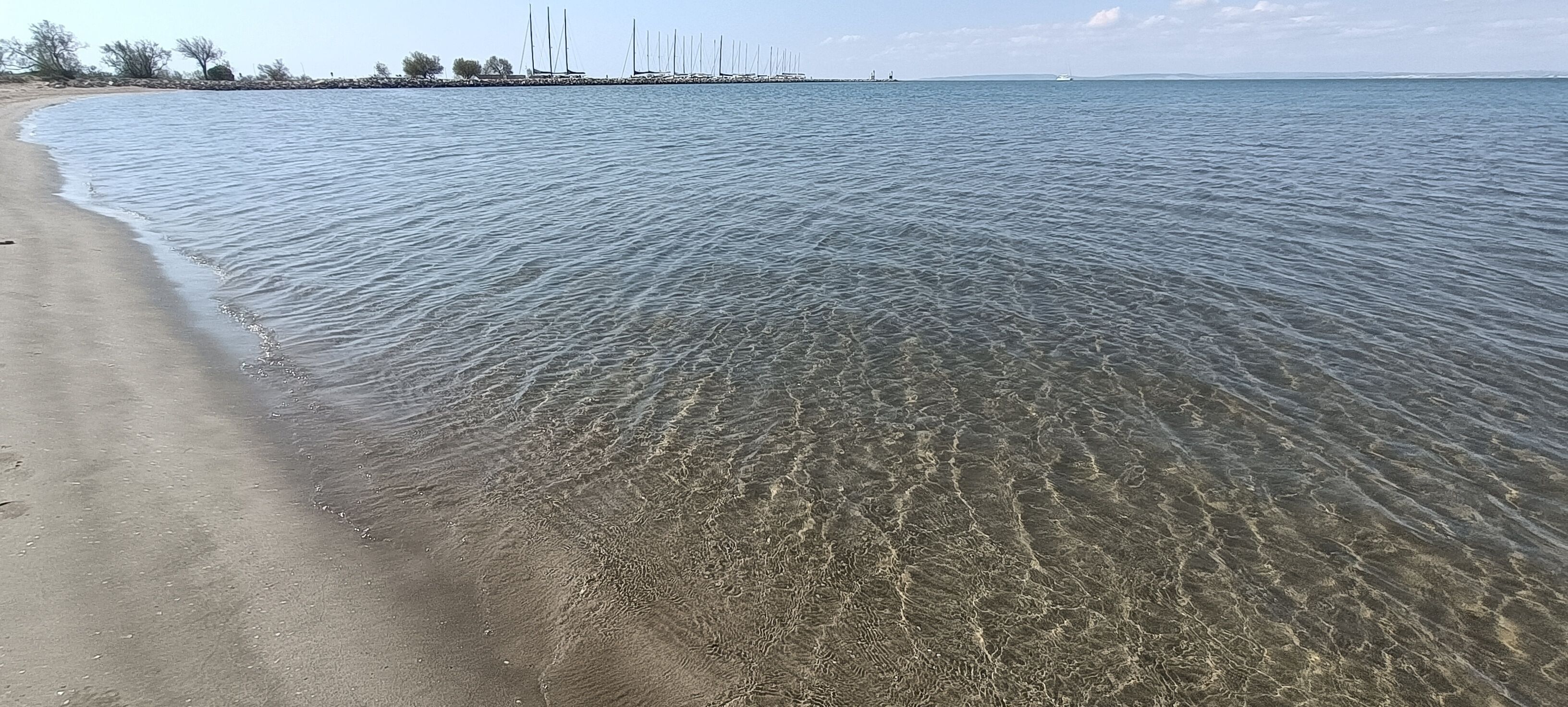 Vlak bij het strand