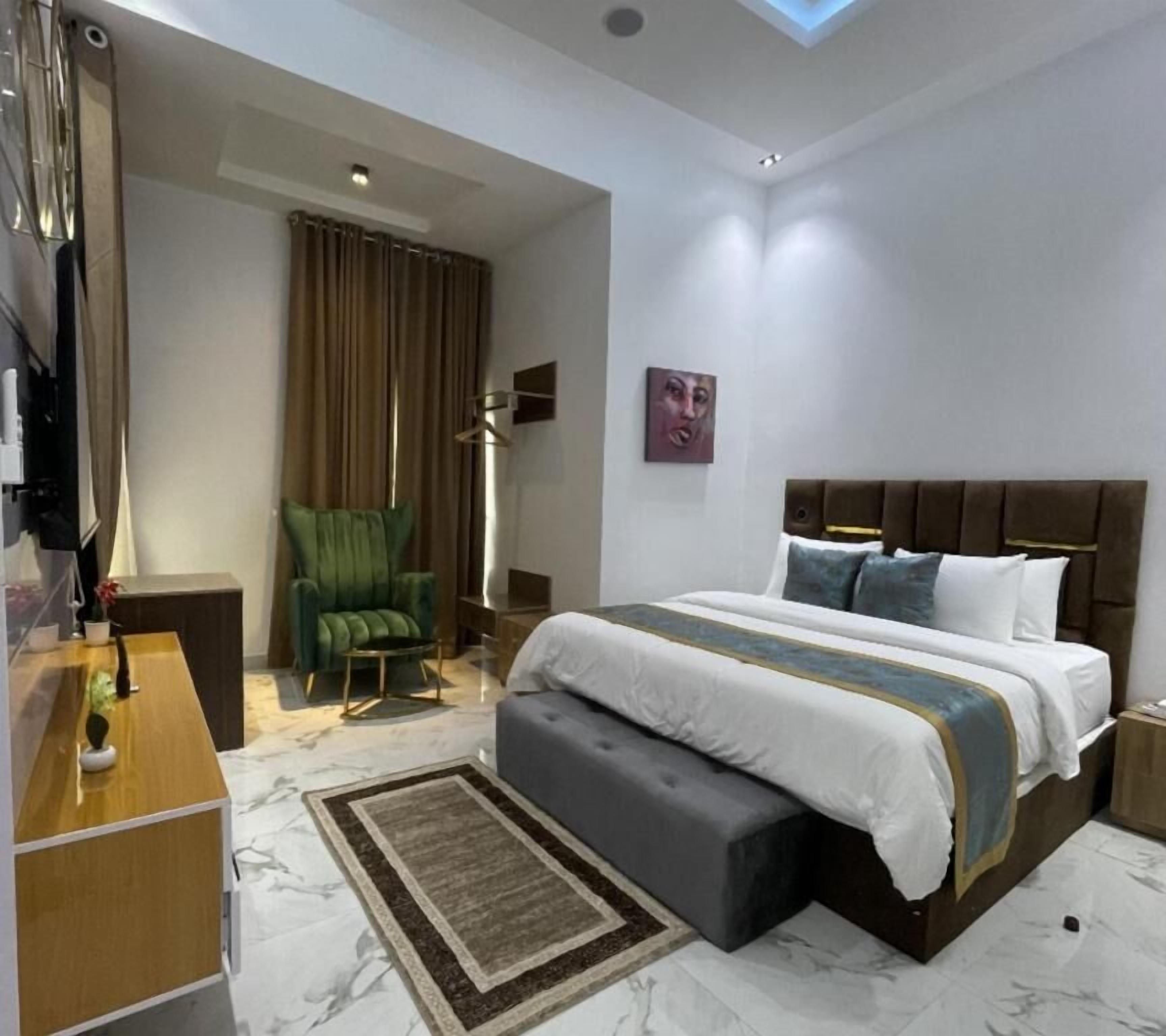 Deluxe-Apartment, Balkon, Stadtblick