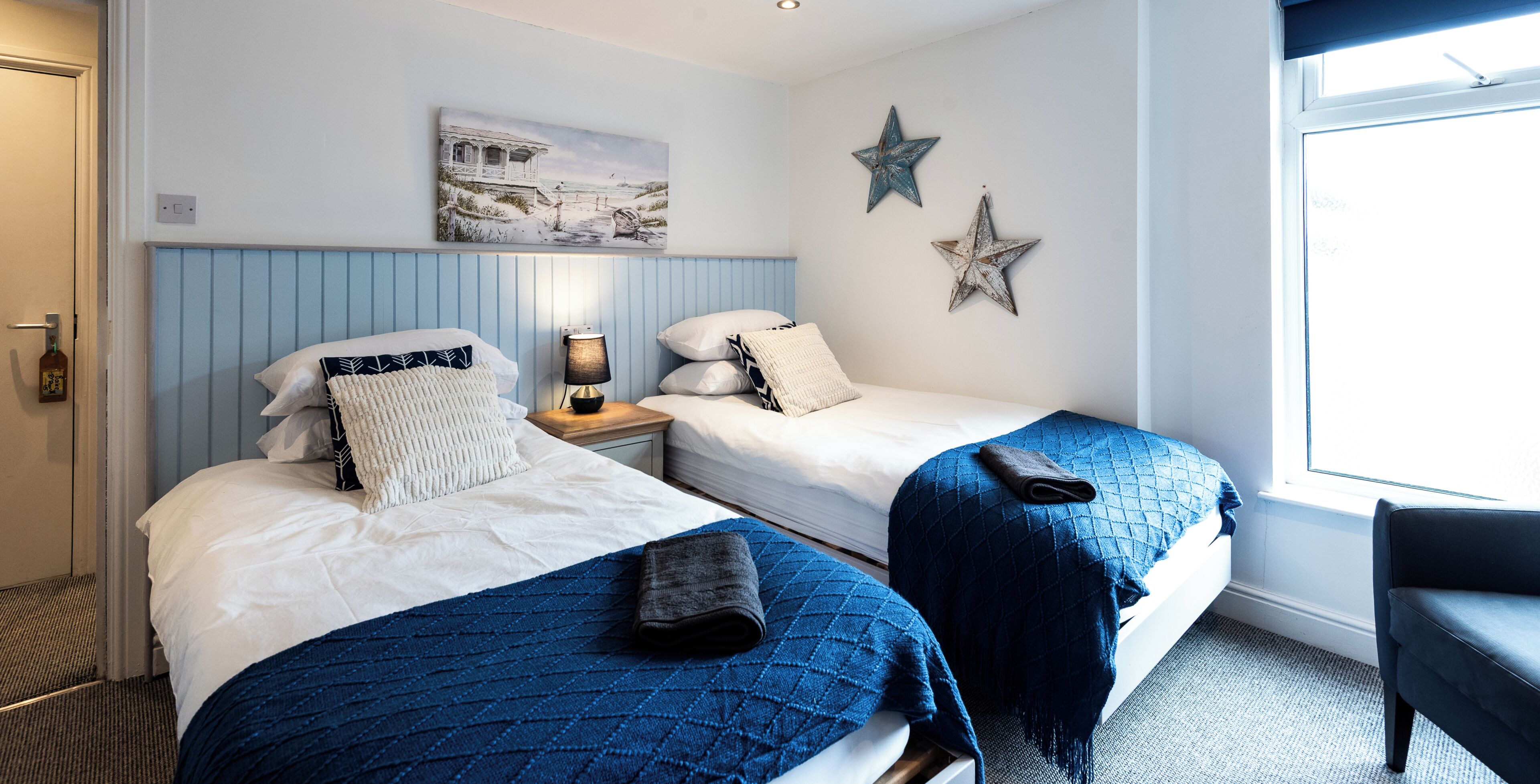 Kamar Twin Comfort, 2 Tempat Tidur Twin, kamar mandi pribadi | Wi-Fi gratis