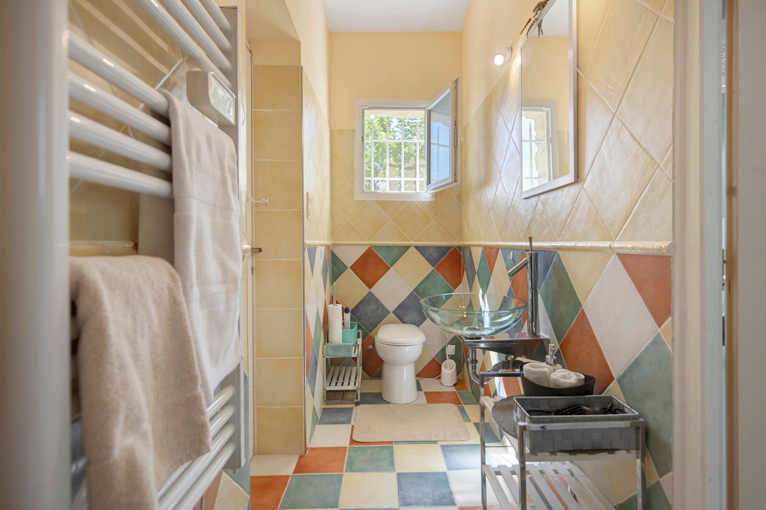 Shower, hair dryer