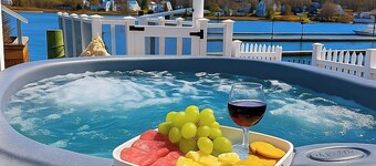 Beautiful cozy home w jacuzzi & dock for boat