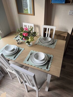 House, 3 Bedrooms, Private Pool | Dining - Victory Beautiful Motor Home (Clacton-on-Sea)