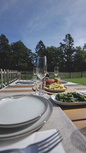 Opções para refeição ao ar livre