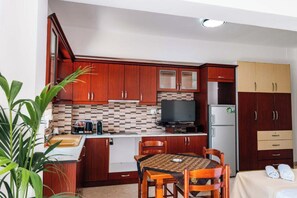 Phòng đôi Deluxe, ban công, quang cảnh thành phố | Bếp riêng