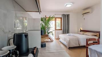 Deluxe tweepersoonskamer, balkon | Gratis wifi, beddengoed