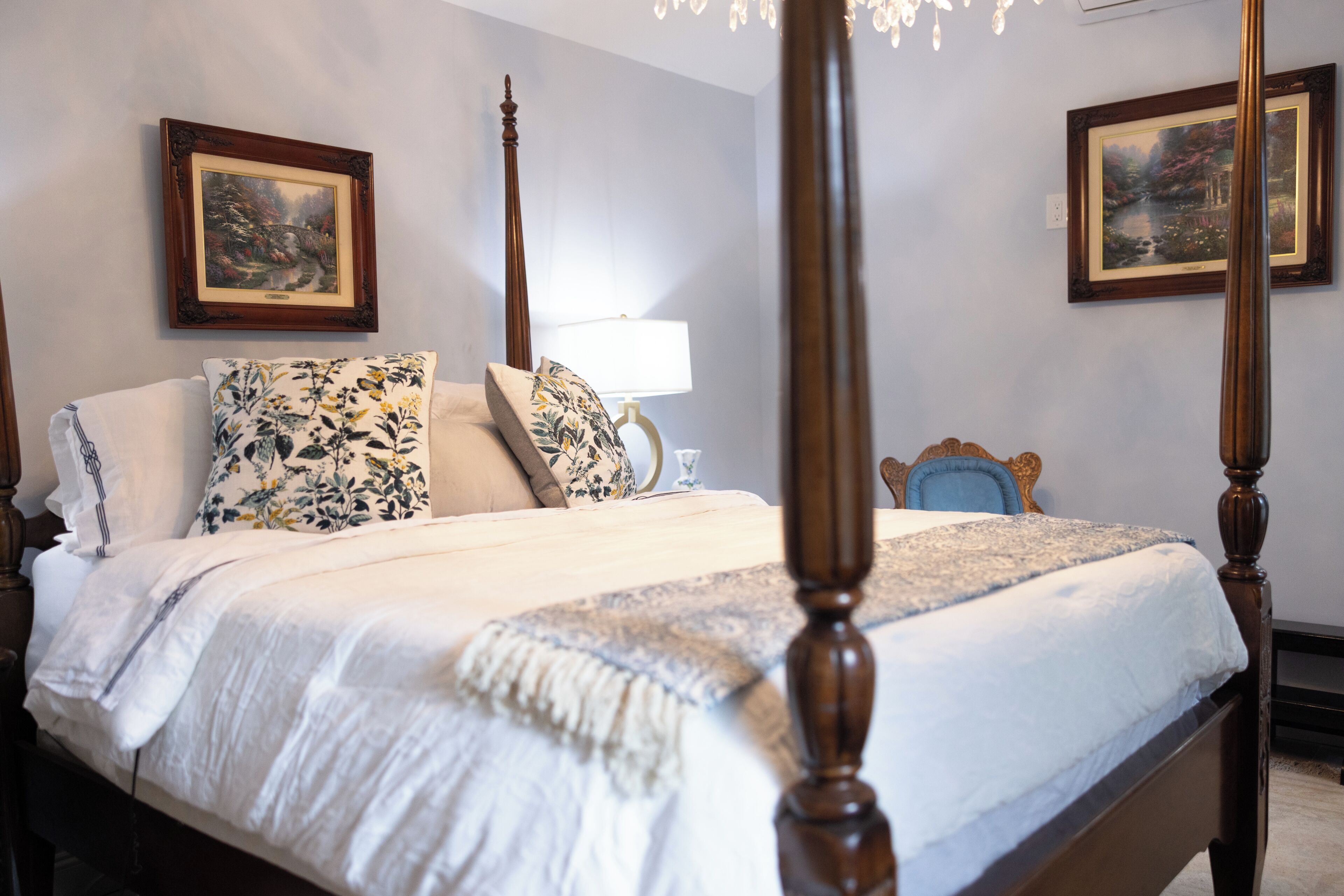 Quarto solteiro luxo, vista para o jardim