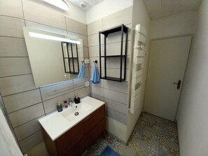 Bathroom - Charming Townhouse Apartment – South-Facing & Steps from the Loire à Vélo (Tours)