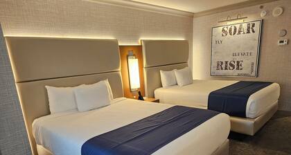 Unit with 2 queen beds at Strat Casino in delightful Las Vegas