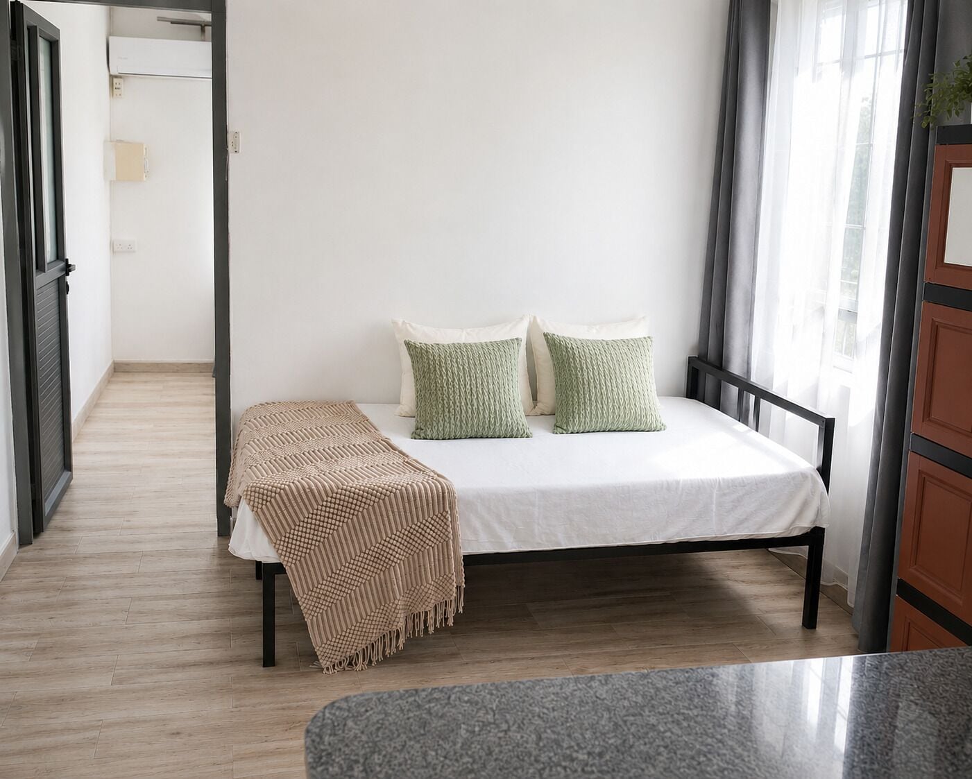 Apartment, Balcony, Garden View | In-room safe, iron/ironing board, free WiFi, bed sheets