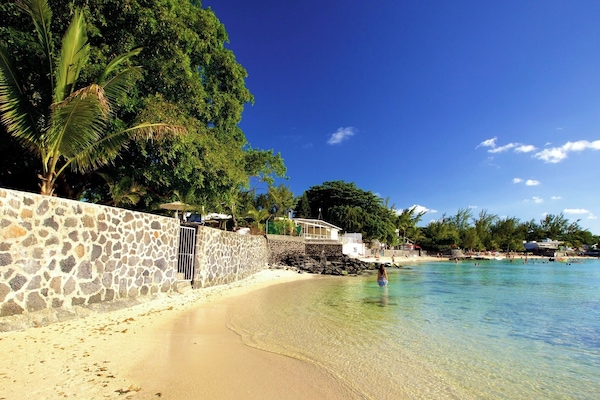 Beach nearby, white sand