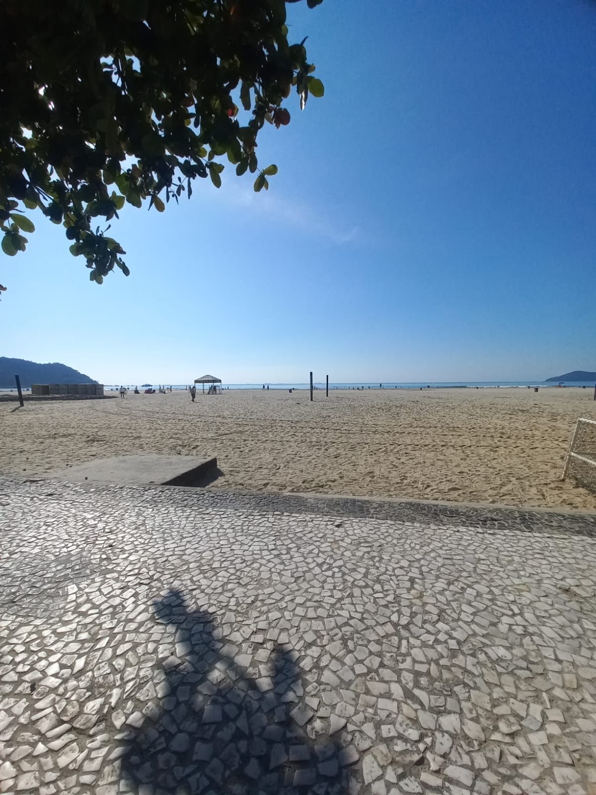 On the beach