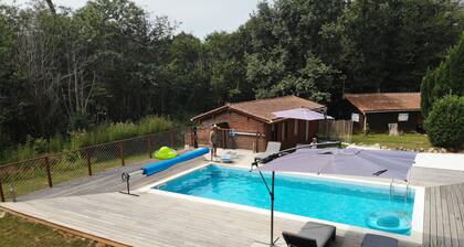 Zenforest – Chalet avec Spa & Piscine au Cœur du Périgord