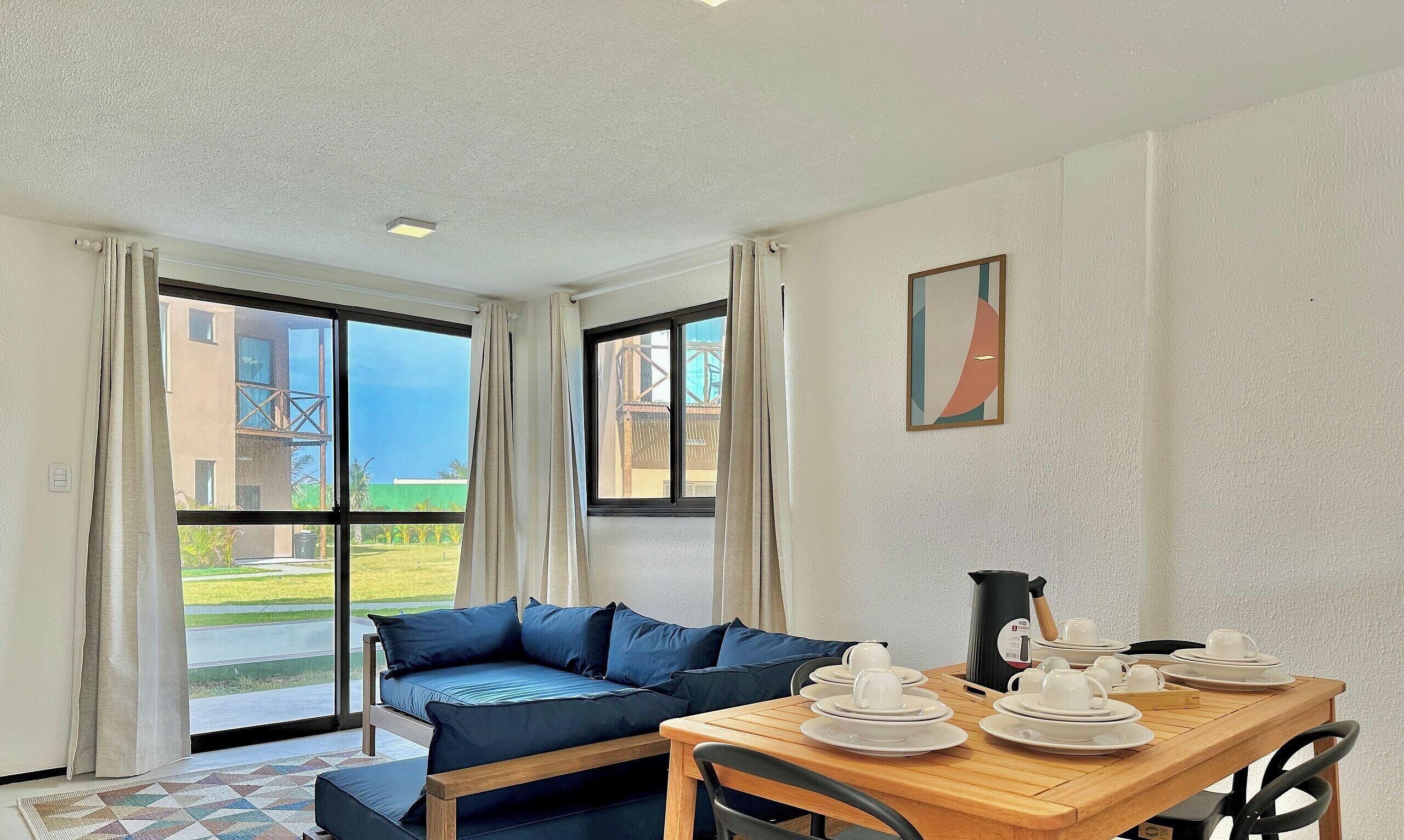 Apartamento empresarial | Área de estar