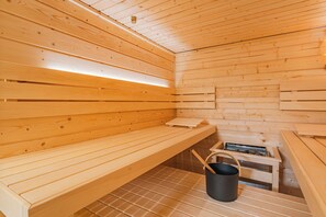 Sauna - Villa Stella Maris - Poseidon 136m² -Balcony-Balcony-Fireplace-Sauna-E-Charging station (Sellin)
