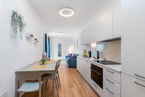 Private kitchen - Penthouse-view tower-new-solarium-1km center-park (Pisa)