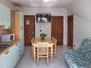Apartment, 2 Bedrooms, Terrace | Dining room - Bright Accommodation 30m From the Beach in Lignano (Lignano Sabbiadoro)