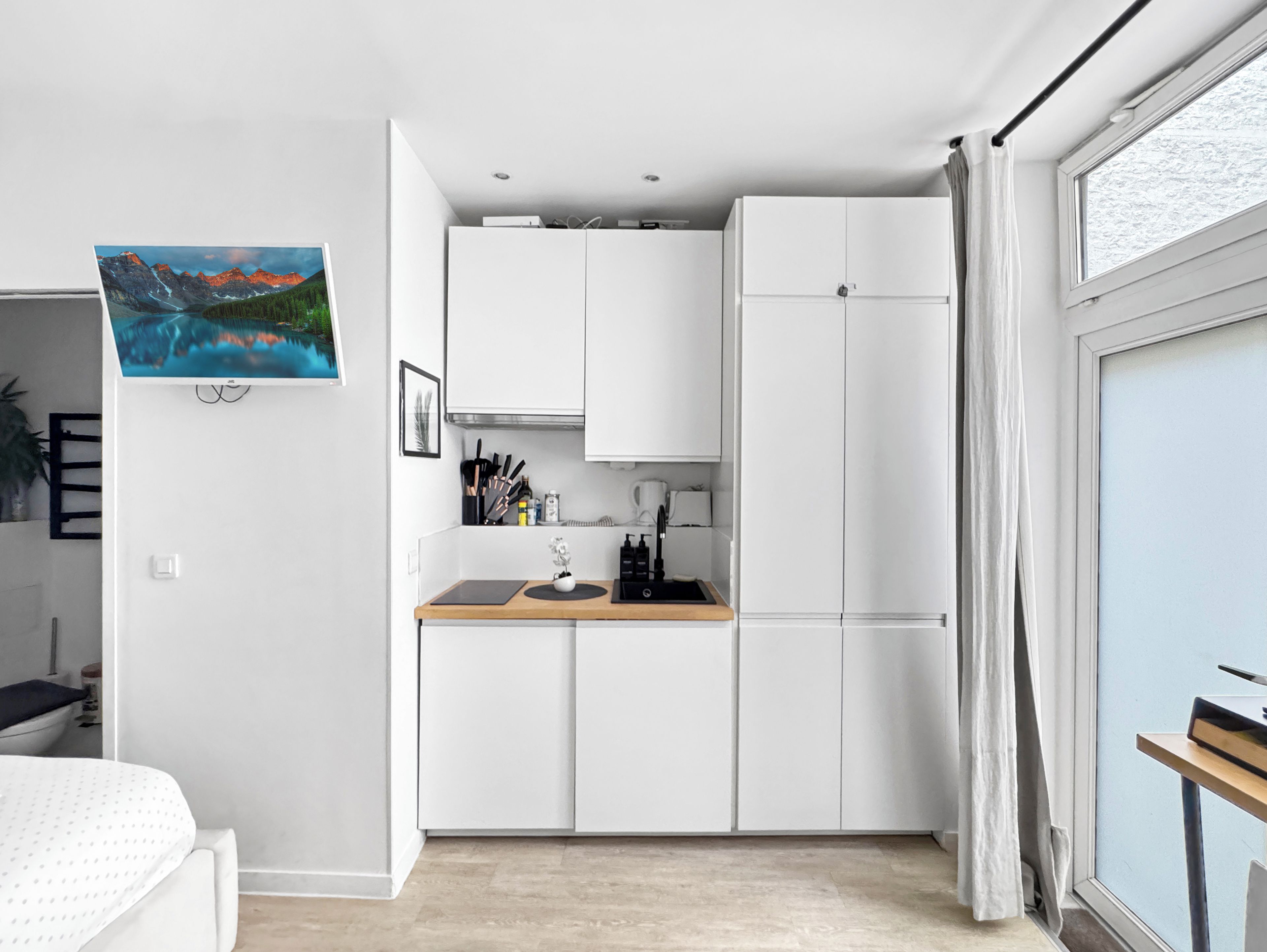 1 bedroom, WiFi (free), bed sheets