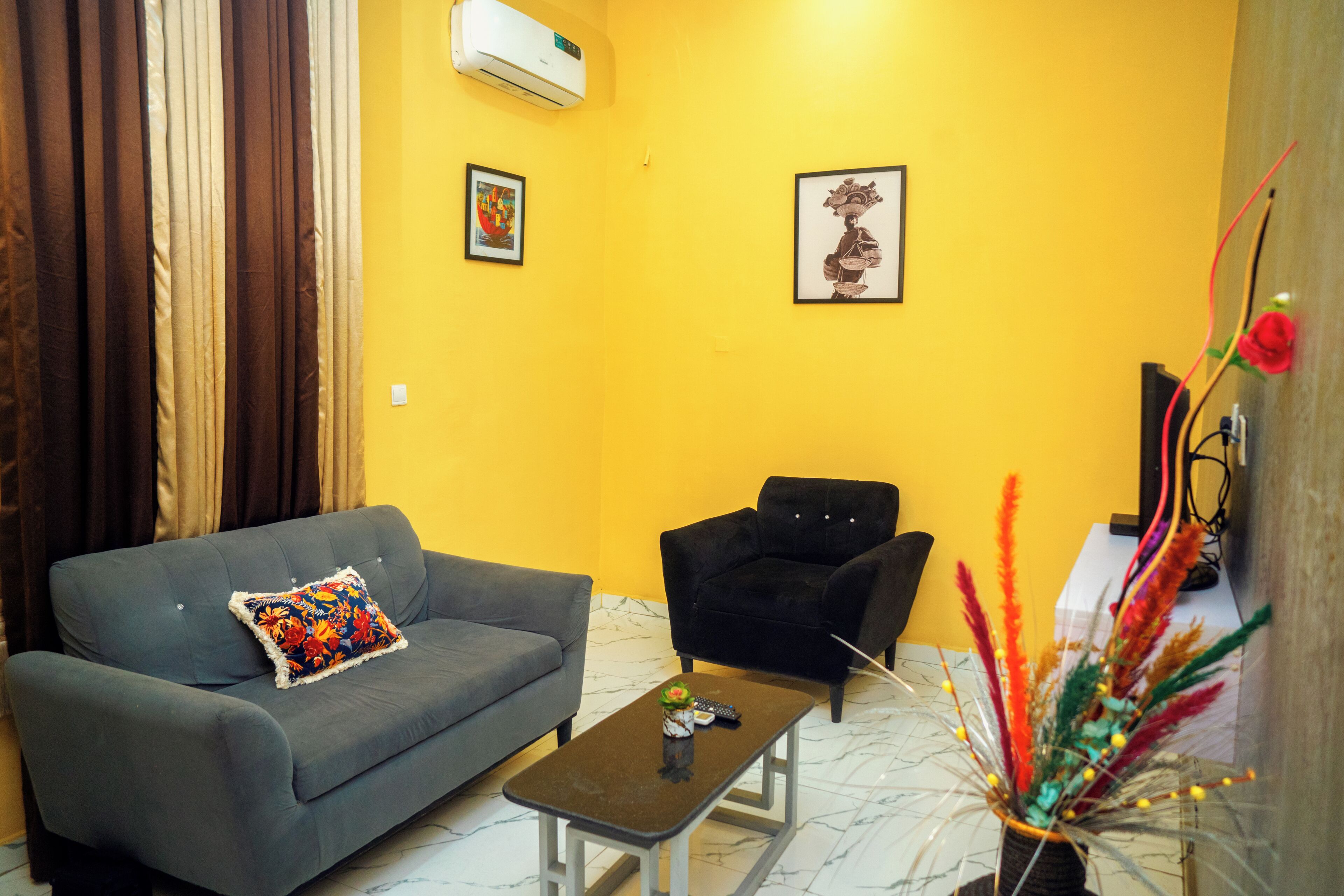 Departamento de lujo | Área de sala de estar