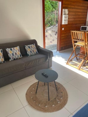 Living area - Lanmou 1 Vacation Rentals (1-Bedroom House) (La Désirade)