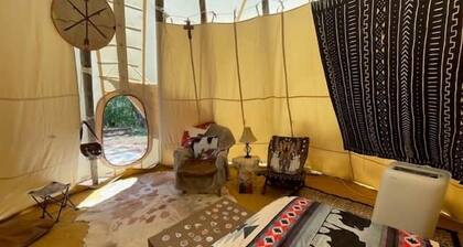 The Tipi on Hamilton Creek
