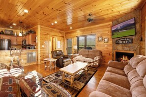 Smart-TV, Kamin, Videospiele