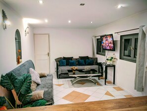 Living area - Privatized house - Swimming pool & garden - Up to 12 pers + garden privatization (Nice)