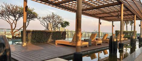 อพาร์ทเมนท์, 1 ห้องนอน, พร้อมสิ่งอำนวยความสะดวกสำหรับผู้พิการ | ลานระเบียง/นอกชาน