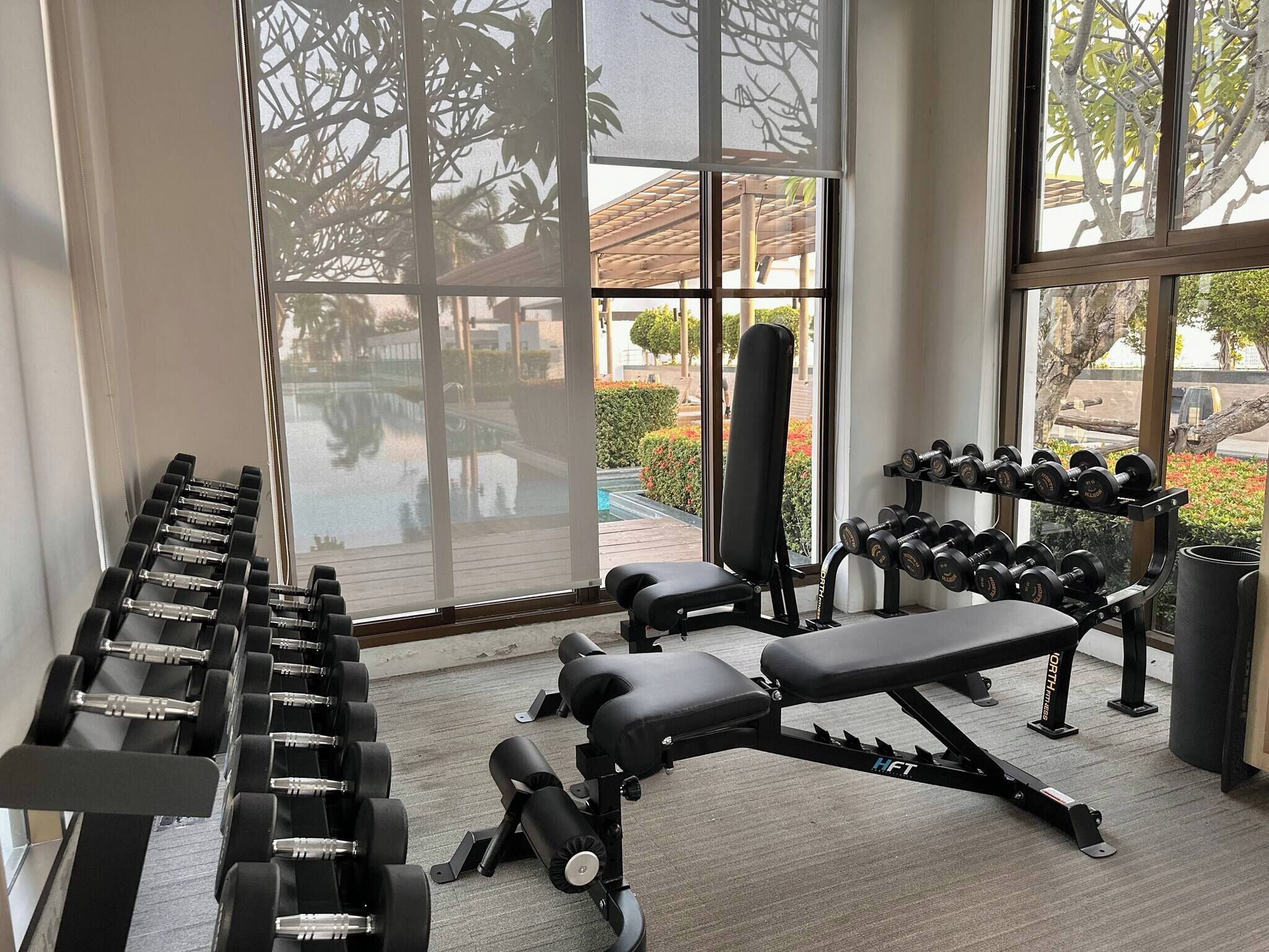 อพาร์ทเมนท์, 1 ห้องนอน, พร้อมสิ่งอำนวยความสะดวกสำหรับผู้พิการ | ห้องสตูดิโอฟิตเนส