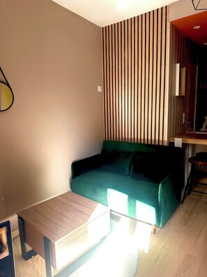 Living area - Cozy studio - Ploërmel city center - Wi-Fi and parking (Ploërmel)
