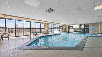 Indoor pool, outdoor pool