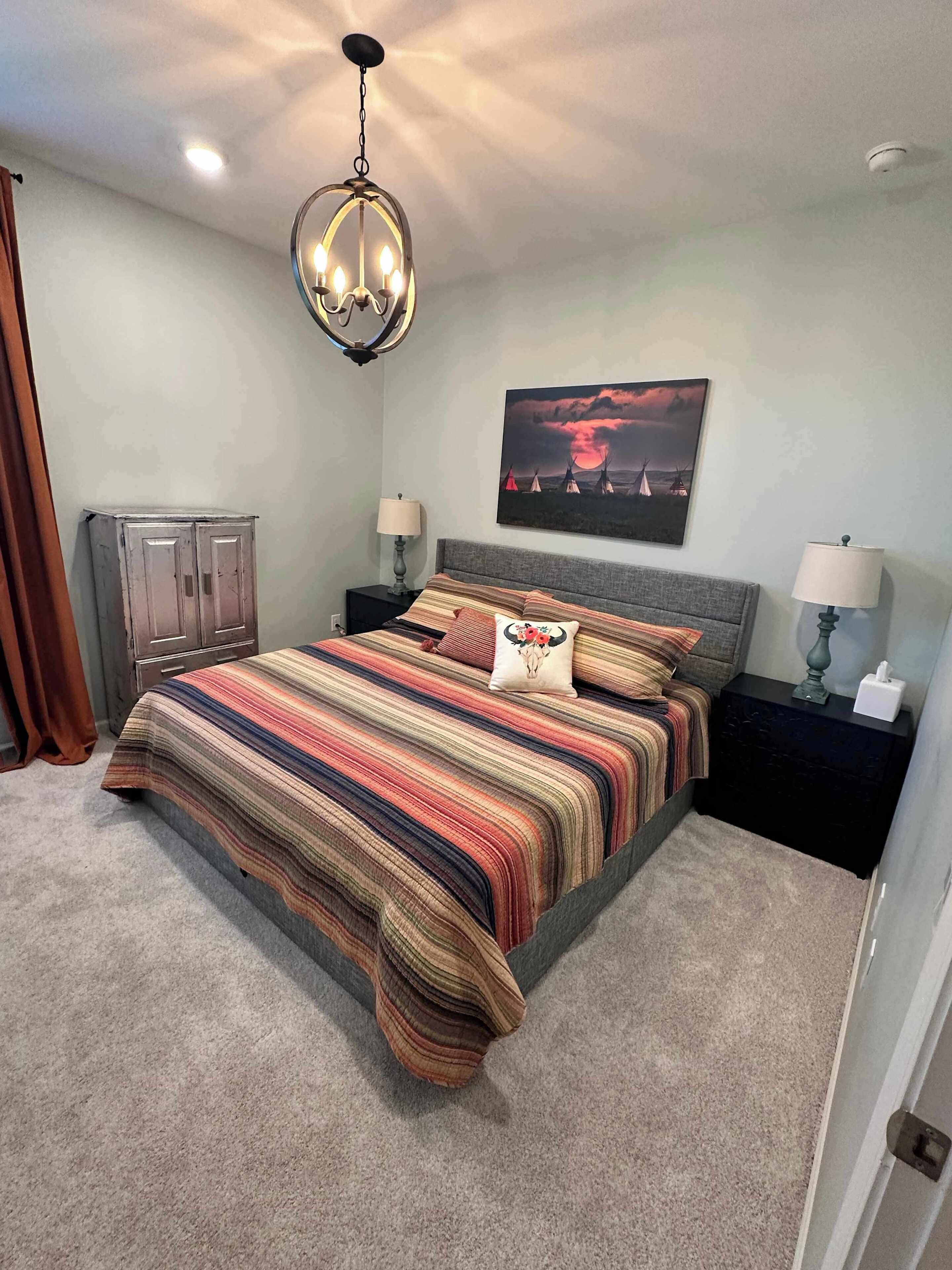 Iron/ironing board, WiFi, bed sheets