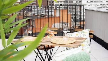 Terrasse sur le toit