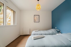2 chambres, Wi-Fi gratuit, draps fournis