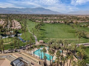 Outdoor pool - Brand New Rental! Updated 1 bedroom in Palm Valley with expansive elevated view (Palm Desert)