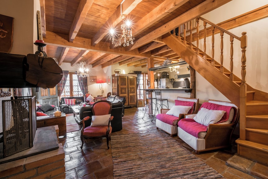 Chalet Grand Gite 21 Pers ( Jusquà 43 Pers)spa Piscine Intérieur Panorama - Saint-Girons