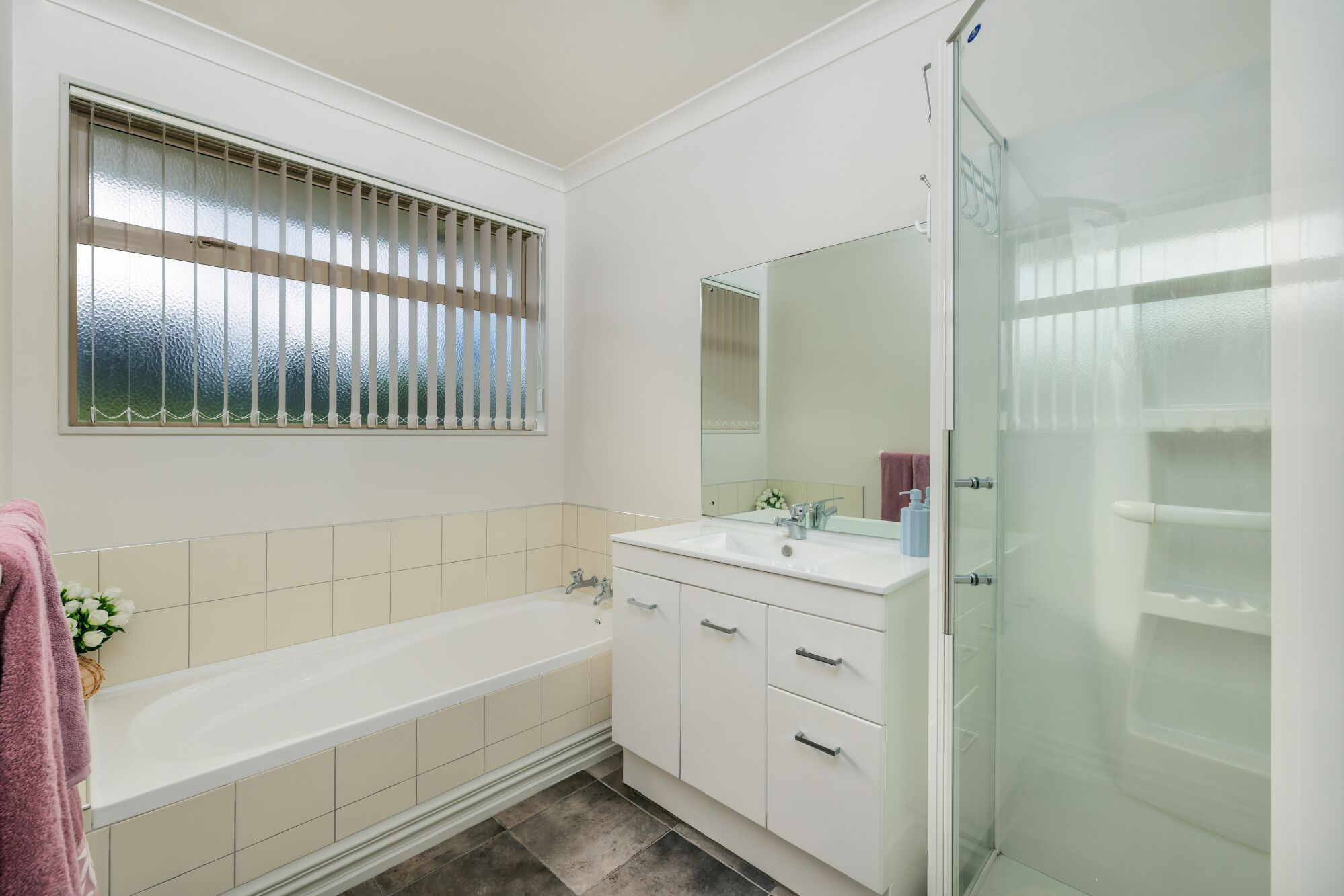 Shower, hair dryer