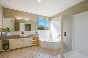 Shower, hair dryer