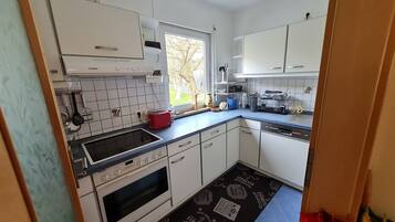 Kühlschrank, Ofen, Herdplatte, Geschirrspüler
