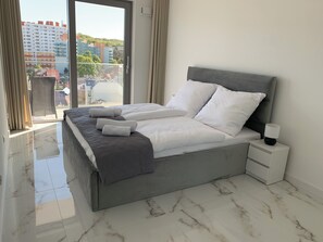 1 bedroom, iron/ironing board, WiFi, bed sheets - Fischer Apartments - sea view, only 60 m from the beach, Międzyzdroje (Miedzyzdroje)