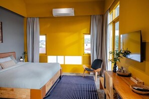 Habitación doble Deluxe | Wifi gratis y ropa de cama 
