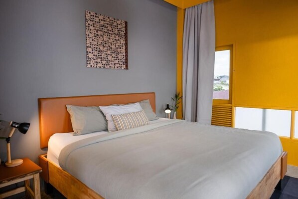 Habitación doble Deluxe | Wifi gratis y ropa de cama 
