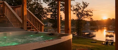 Baignoire à remous extérieure