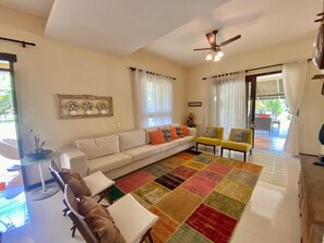 Basic Villa | Living area - Villa Equestre: Complete Vacation Home in Aquiraz Be My Guest (Aquiraz)