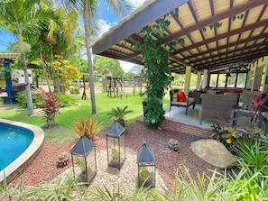 Basic Villa | Terrace/patio - Villa Equestre: Complete Vacation Home in Aquiraz Be My Guest (Aquiraz)