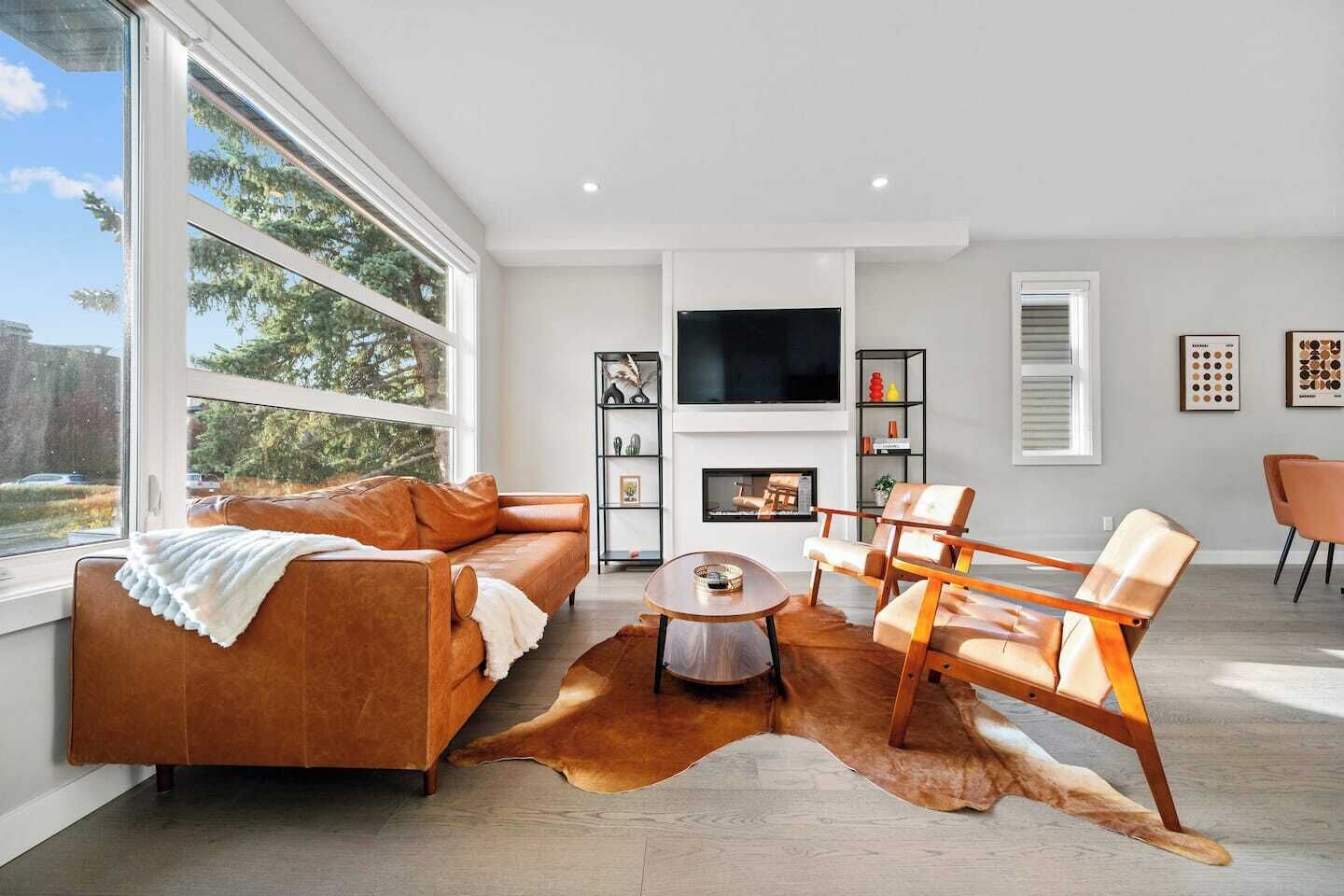Fireplace, offices