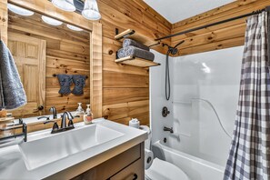 Dusche, Whirlpool, Handtücher