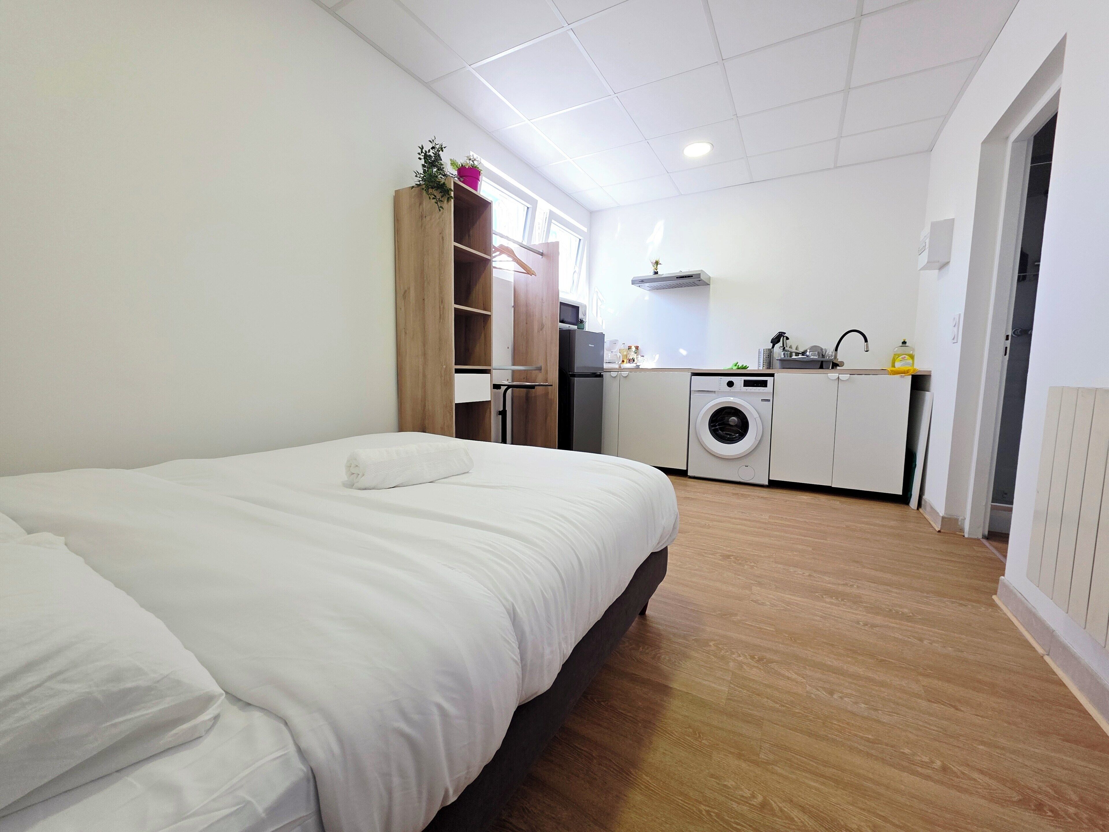 1 chambre, Wi-Fi, draps fournis