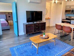 1 makuuhuone, silitysrauta/-lauta, vauvan matkasänky, ilmainen Wi-Fi